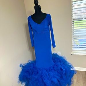 Maternity mermaid 🧜🏿‍♀️ fitted  strapless gown